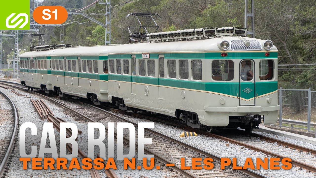 Cab Ride FGC | S1 Terrassa Nacions Unides - Les Planes | Tren Granota