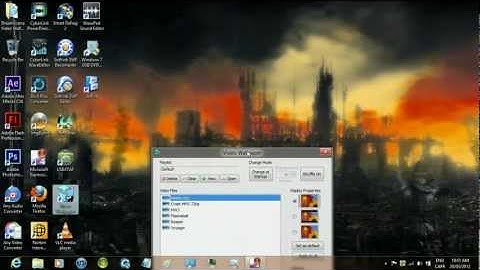 How To Have an Animated Wallpaper in Windows 8.