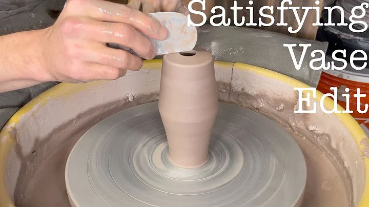 Throwing An Angluar Bud Vase With 1lb Of Stoneware