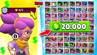 Compré TODOS los BRAWLERS con 0 COPAS en Brawl Stars... 😱🤑