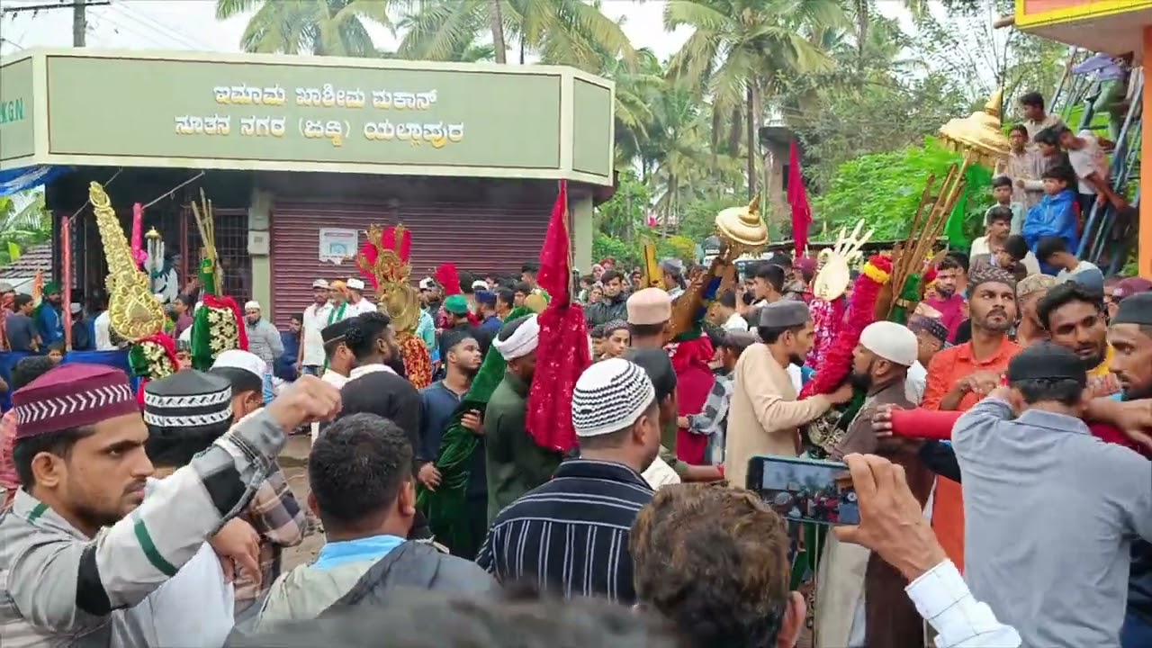 yellapur muharram 2024 || newr jaddi circle on ashura day 10th muharram