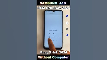HOW TO SAMSUNG GALAXY A10 DEVELOPER OPTIONS IN OEM UNLOCK 2024