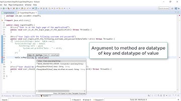 20. BDD - Data Table to Map Data Structure