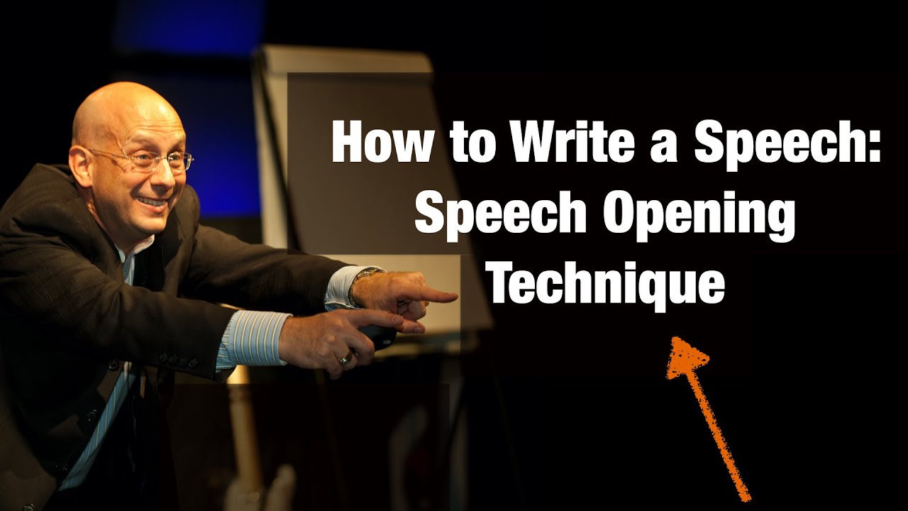 how to give opening speech in a meeting