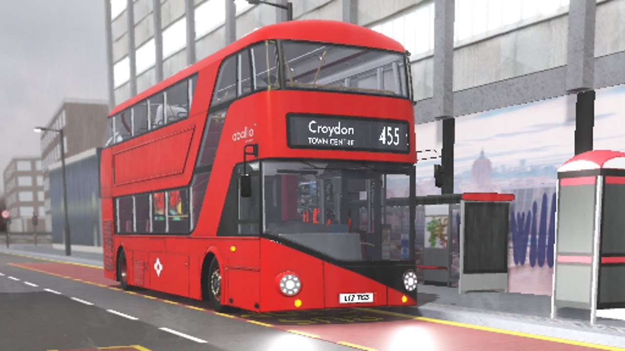 CROYDON V1.3 - BUSY RUSH HOUR ON ROUTE 455! (BEDDINGTON - CROYDON TOWN CENTRE) THE NB4L - ABALLIO!!