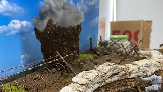 Ww1 Esplosione In Trincea Diorama