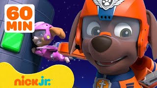 PAW Patrol Land, Sea \& Sky Rescues! w\/ Zuma, Chase \& Tracker | 60 Minute Compilation | Nick Jr.