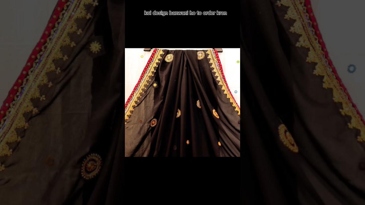 Beautiful Sindhi chaddar design 