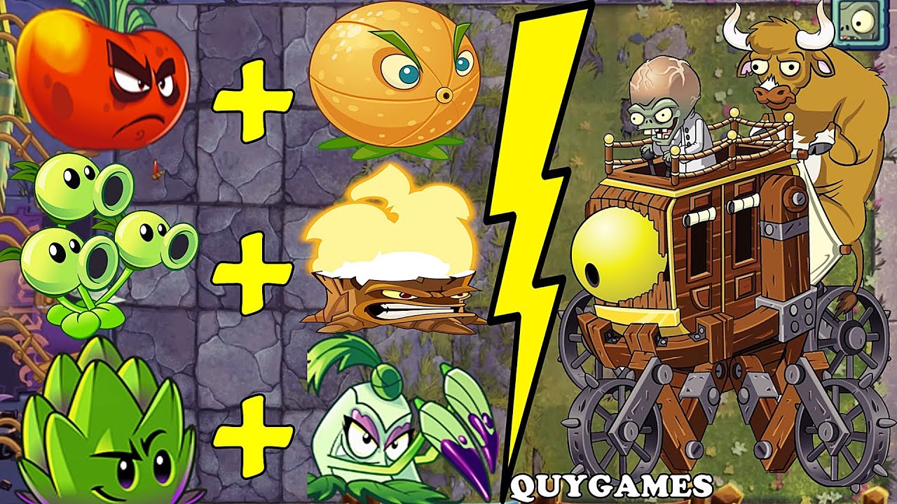 Plants vs Zombies 2 MOD: All Plants Premium Mastery 999999 Vs All Freakin'  Zomboss 