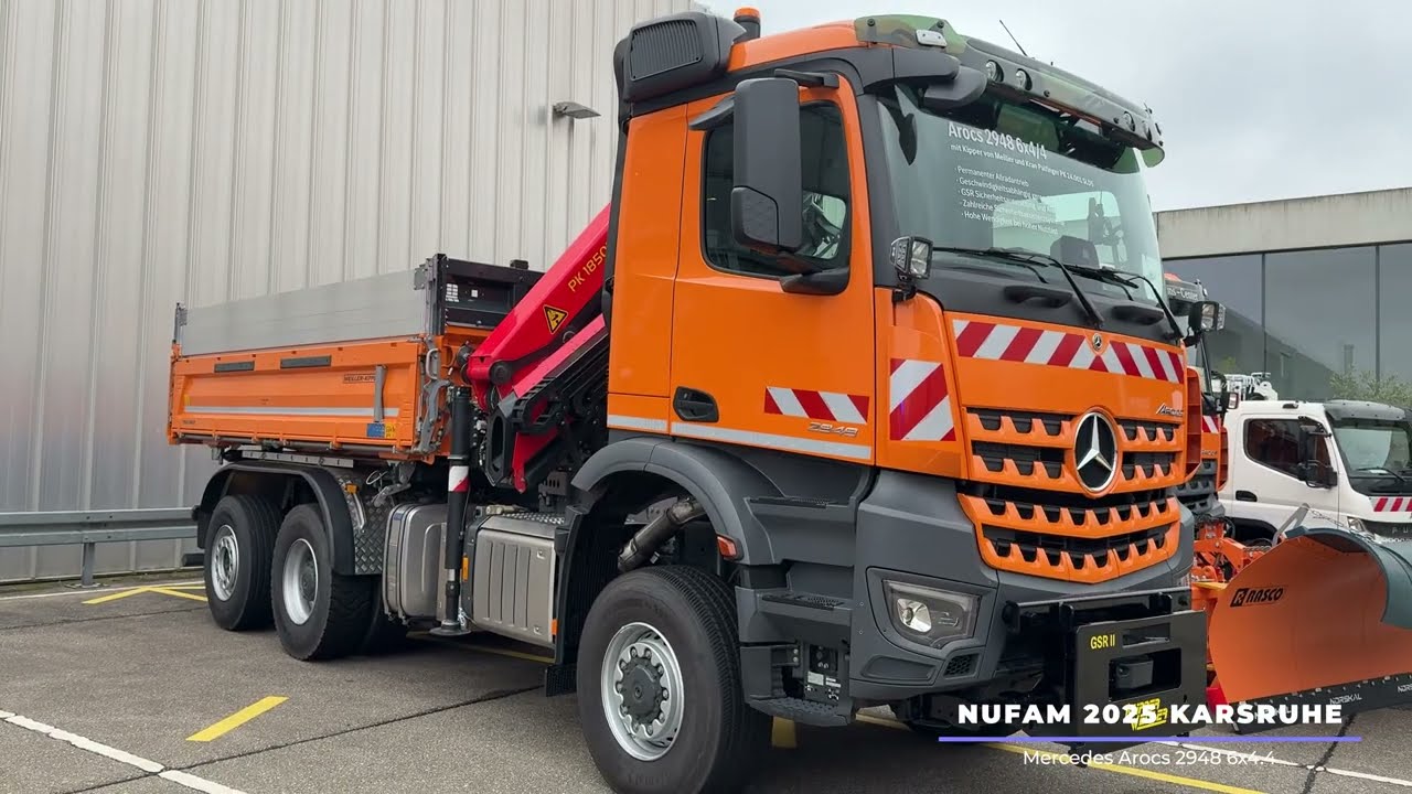Mercedes Arocs 2948 6x4 (2026) Walkaround | NUFAM 2025 Karlsruhe