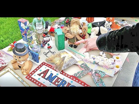 Yard Sale HAUL & Follow Me Around + Rummage Sale Finds - YouTube
