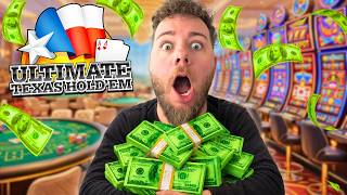 One of my BIGGEST ULTIMATE TEXAS HOLDEM SESSIONS YET!!
