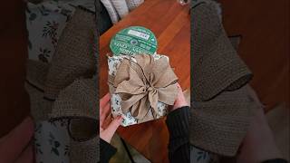 Fancy gift bow (but it's the easy way) #shorts