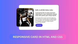 How to make Responsive Card Slider in HTML CSS