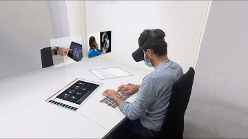 Finger tap-operated virtual realities