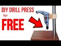 DIY Drill Press (from a Handheld Drill!)