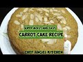 SUPER MOIST &amp; EASY CARROT CAKE W/ ALMOND AND WALNUT / CARROT CAKE RECIPE @chefangelkitchen