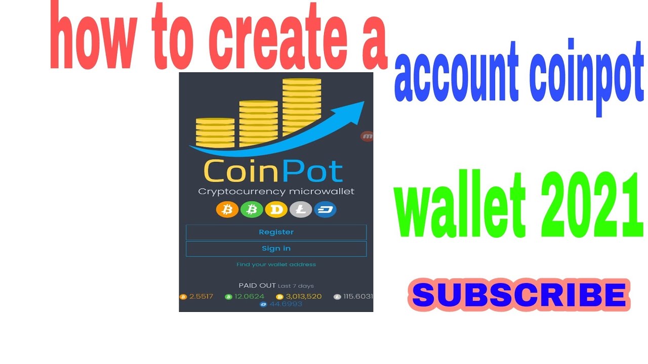 Coinpot how to create a account coinpot wallet 2021 - YouTube