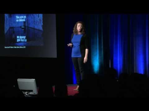 Making art is like speaking in tongues: Alicia Eggert at TEDxDirigo ...