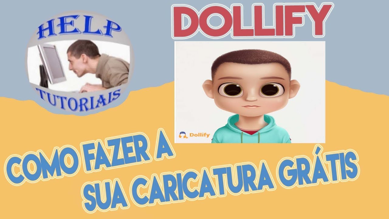 APRENDA A FAZER SUA CARICATURA COM DOLLIFY - APRENDA A USAR O APP DOLLIFY: DE CARICATURA