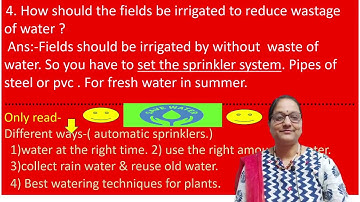 Class-4 Science Ls-8 Water scarcity and conservation of water Topic-Exercise-E by Mrs.Anjali sarode.