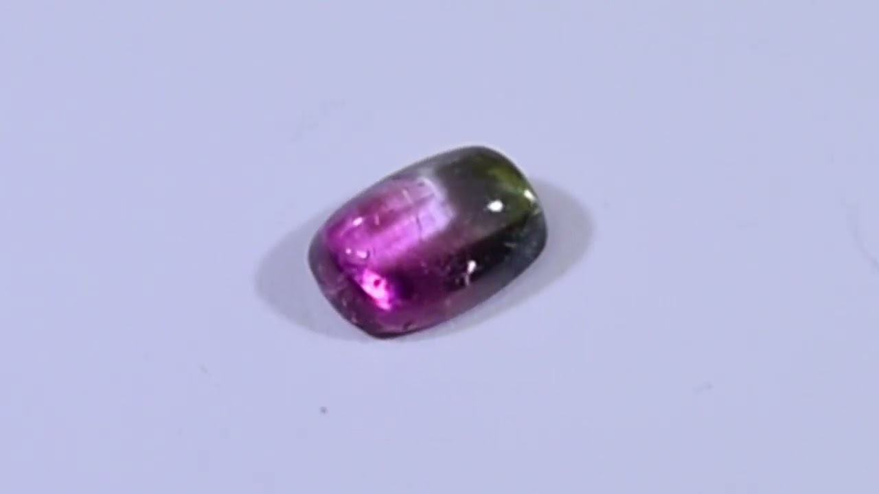 トルマリンM バイカラートルマリン／0.58ct／6.01x4.29_2.39㎜／H017ｰ058【LiVES
