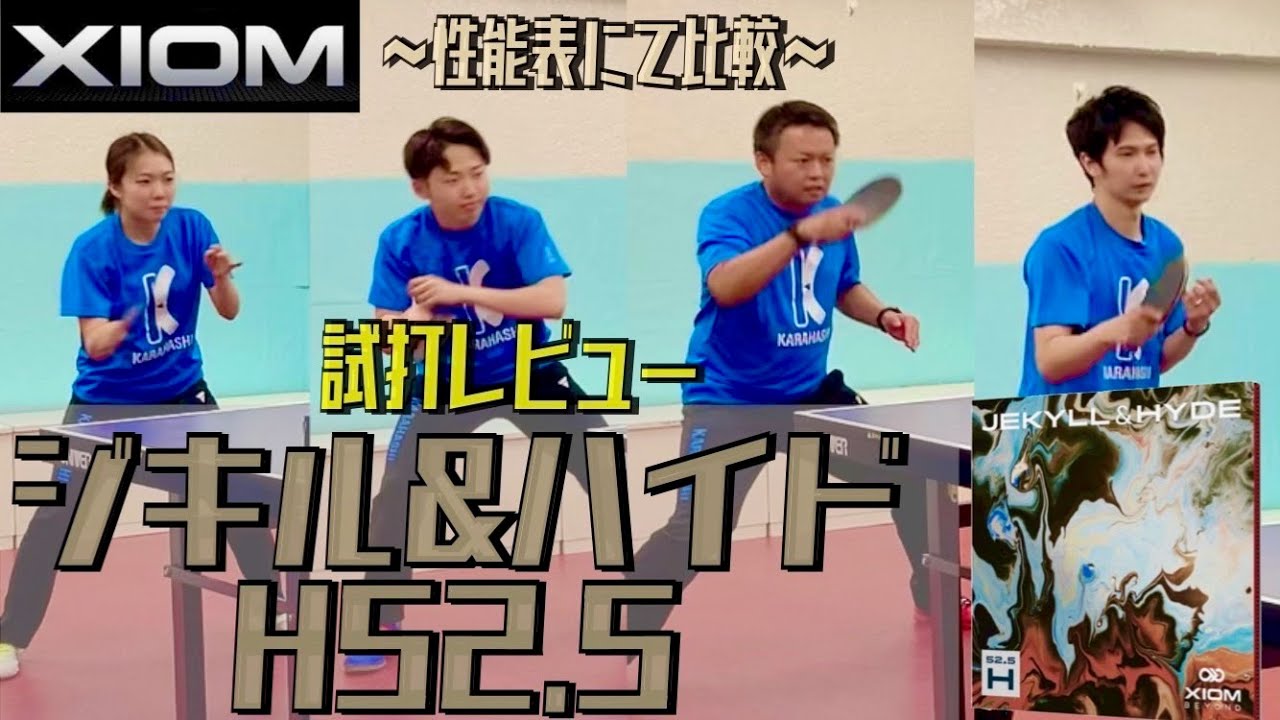 これはハイド 謎多きジキル ハイドh52 5を徹底解明 卓球 用具レビュー Youtube