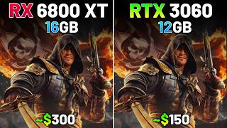 RX 6800 XT vs RTX 3060 in 2026 | Test in 10 Games | 1440p