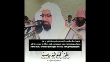 Meryem Suresi 24-26 Nasser Al Qatami ناصر القطامي  سورة مريم