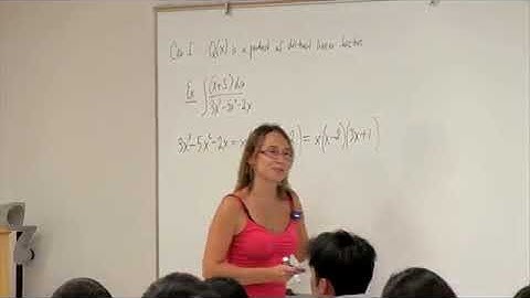 Lecture 12  Integration by Partial Fractions