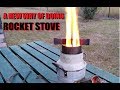 Gravity Feed Rocket Stove Experiment