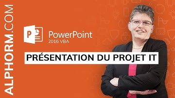 Présentation du projet de la formation PowerPoint 2016 VBA