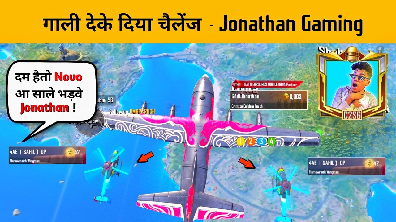 OMG 😱 2ND TOP RP PLAYER CHALLENGED JONATHAN GAMING – BGMI PUBG MOBILE GAMEPLAY