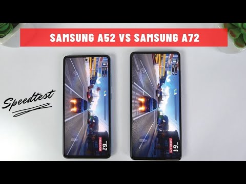 Samsung Galaxy A72 vs Samsung Galaxy A52 | Video test Display, SpeedTest, Camera Comparison