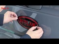 Custom Acrylic Overlay Installation - Custom Ford Emblem