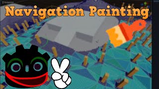 Paint Navigation Mesh on Terrain in Godot