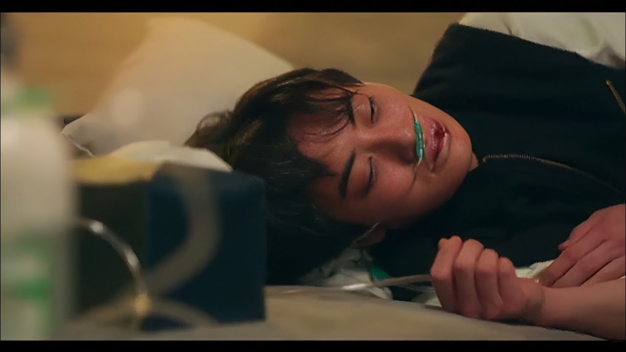 My son will not be in pain anymore- sick male lead 