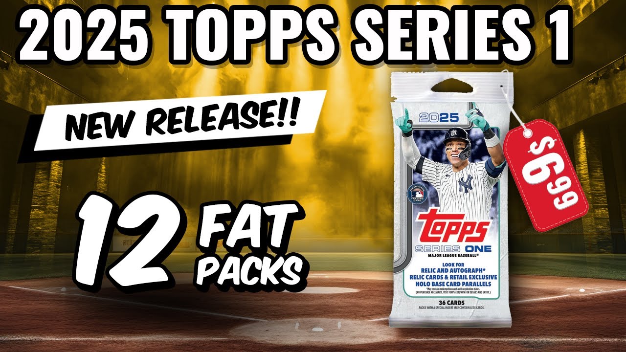 🚨NEW RELEASE🚨LEGEND AUTO!!! 2025 TOPPS SERIES 1 FAT PACKS