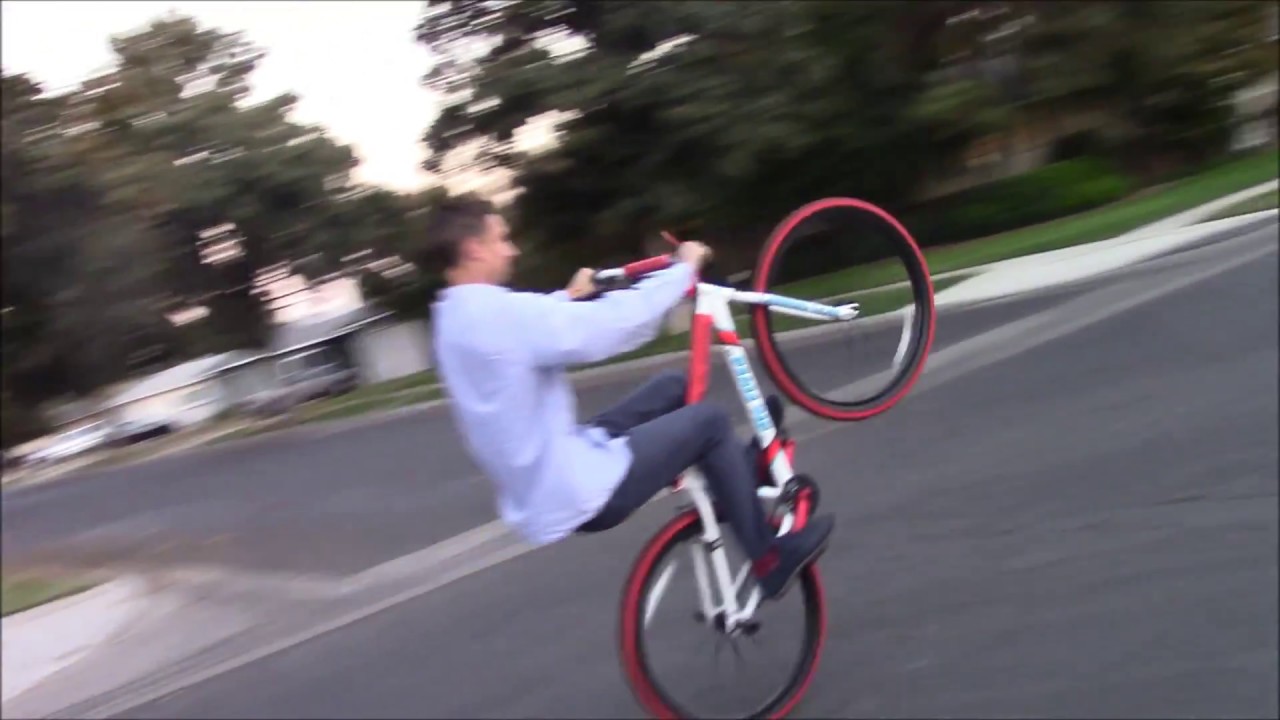 Learning to Wheelie Big Flyer SE Bikes YouTube