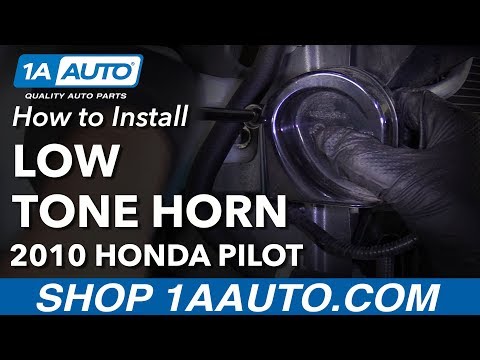 How to Replace Low Tone Horn 09-15 Honda Pilot