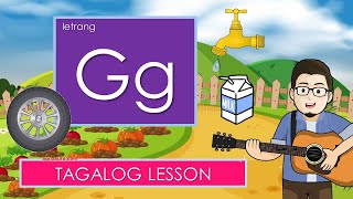 LETRANG G || MGA SALITANG NAGSISIMULA SA TUNOG Gg G || TITIK Gg G ALPABETONG PILIPINO