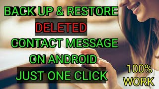 how to backup/restore deleted contact from android phone 2021 latest tips( 100%GUARANTEE) screenshot 5