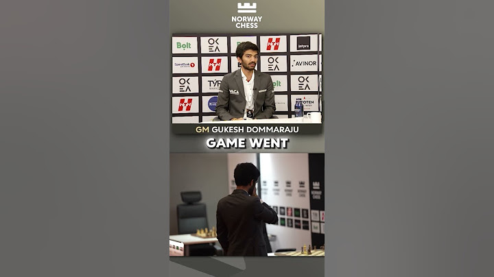 Gukesh on Magnus Banging the Table After His Blunder