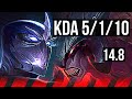 Shen vs aatrox top  5110 rank 6 shen  euw challenger  148