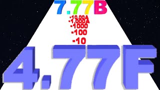 NUMBER MERGE RUN - Number Master 3D (Infinity Mode, Reach 4.77F)