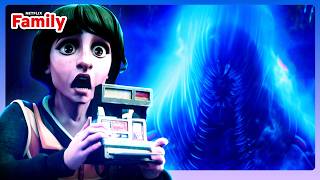 Mike’s TRAPPED in a Mine Shaft! | Stranger Things: Tales from '85 | Netflix Family