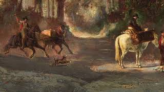 Paolo Antonacci Art Gallery: Carel Max Quaedvlieg, Paesants in a wood near Rome