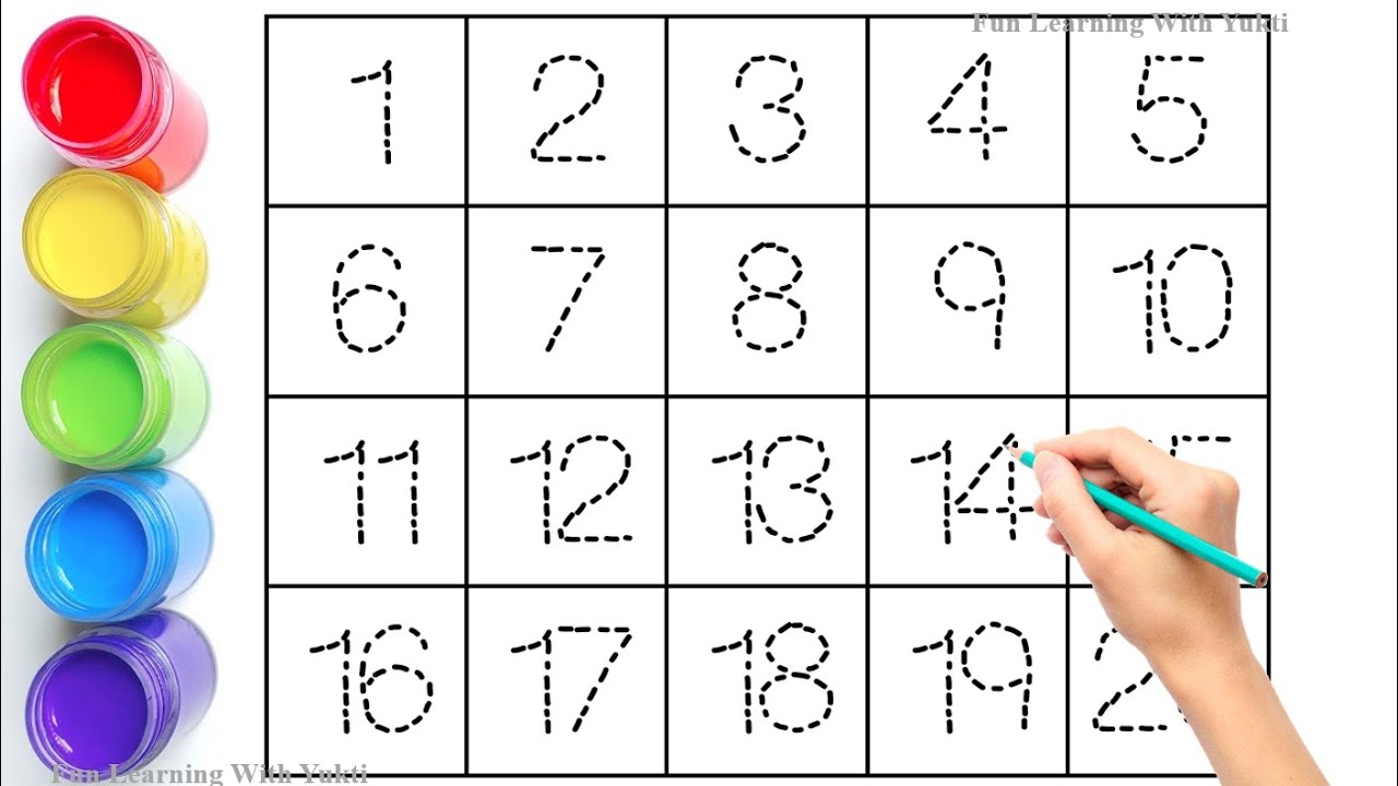 Learn Counting 1-100 | Easy Numbers Song In English For Kids | Kids ...