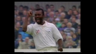 England V West Indies 1St Test Match Day 1 Headingley June 6 1991 Malcolm Marshall Robin Smith