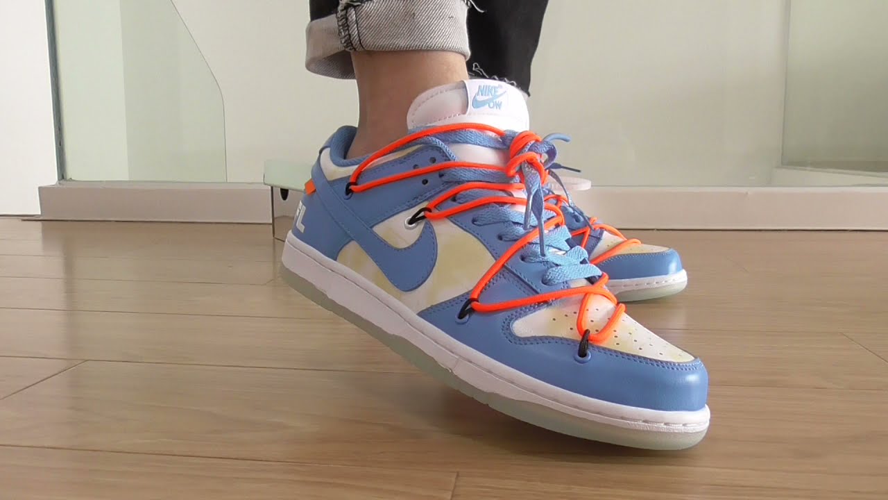 Off-White™ x Futura Nike Dunk Low On Foot Look